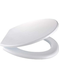 Stewe Home Καπάκι Λεκάνης Οβάλ Πλαστικό Λευκό STE-015226-P15226
