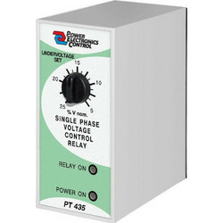 Power Electronics Μονοφασικός Επιτηρητής Τάσης Ράγας IP41 PT435-8