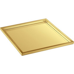 Δίσκος Καφέ Sanco Hotel Amenities 00137-PVD-02PL PVD Golden Brass Polished 30x30x1cm
