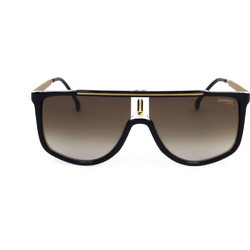 Carrera CA1056/S 2M2/HA Ανδρικά Γυαλιά Ηλίου Oversized Μεταλλικά Μαύρα με Καφέ Degradee Φακό