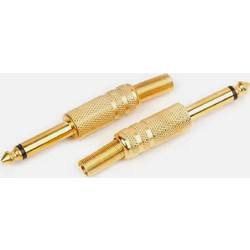 Καρφί Μονοφωνικό 6.3 mm GBC 29.0900.00 - 2-Πόλος TS, Χρυσός Ορείχαλκος & Κόλληση