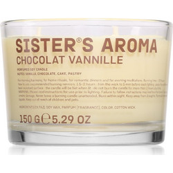 Sister's Aroma Chocolat Vannille αρωματικό κερί 150g