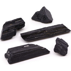 Mineral Specimens - Indian Tourmaline 1kg (approx 20-30 pieces - 5-10cm)