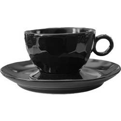 Φλυτζάνι Cappuccino Rock Μαύρο 230ml (6τεμ.)