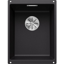 Blanco Subline 320-U Υποκαθήμενος Νεροχύτης Γρανίτη Black 525983 35x46cm