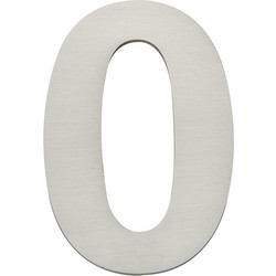 Αριθμοί Ζωγομετάλ 932 H: 70 mm Inox Ματ