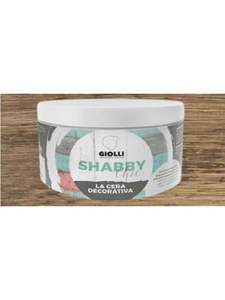 Giolli 030 Shabby Chic La Cera Decorativa Κερί Ξύλου Έτοιμο προς Χρήση Καφέ 0.3lt