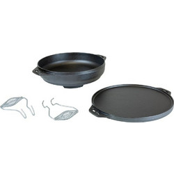 Σκεύος Μαντεμένιο 35,56cm Cook It All Lodge L14CIA