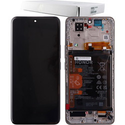 HONOR 200 5G ΟΘΟΝΗ OLED + TOUCH SCREEN + LENS + FRAME + BATTERY 0235ALRK WHITE ORIGINAL SERVICE PACK
