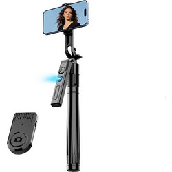 AI Smart Selfie Stick με Αυτόματη Παρακολούθηση Προσώπου & Τρίποδο 192cm F01