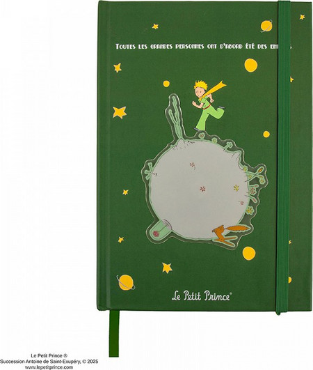 Premium Τετράδιο Α5 με Σκληρό Εξώφυλλο The Little Prince Spinning Asteroid B-612