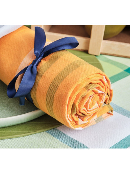 Τραπεζομάντηλο Cute Orange Νηματοβαφή Cotton Cokitex (140x140) 1Τεμ