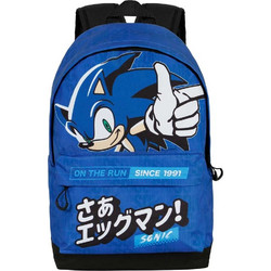Karactermania Sonic The Hedgehog On the Run Σχολική Τσάντα Πλάτης Δημοτικού Μπλε 05417