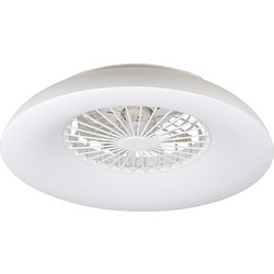 123Led Ανεμιστήρας Οροφής 60cm 18W 2700-6500K με Φως & Τηλεχειριστήριο White