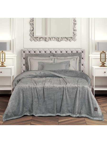 Greenwich Polo Club Κουβερτα Velour King Essential 3971 Grey Grey