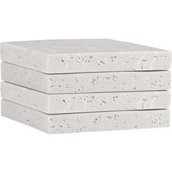 Estia Σουβερ Με Οψη Travertine 10x10cm Σετ 4τεμ. 07-36867