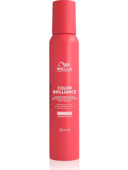 Wella Invigo Color Brilliance Vitamin Conditioning Mousse Leave In Conditioner Κρέμα για Προστασία Χρώματος & Φριζάρισμα για Βαμμένα Μαλλιά 200ml