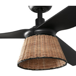 Faro SUMBA 235 Rattan LED 3 W - 2700/3000/4000 K Dimmable- Kit Φωτισμού για Ανεμιστήρα (Matt Black/Rattan)
