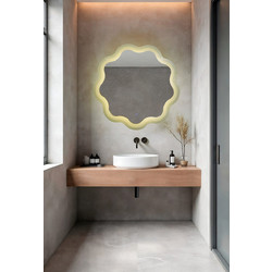 Καθρέφτης LED MAF-01 Φ80 κωδ. 0762-MAF-01