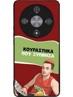 Sonique Greek Cult TV Series Θήκη (Honor Magic6 Lite 5G) με Σχέδιο «Κουράστηκα που Ξύπνησα»