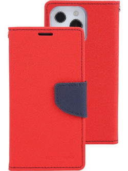Mercury Fancy Diary Book Red / Blue (iPhone 13 Pro)