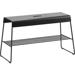 Παγκάκι Εξωτερικού Χώρου Μεταλλικό A-Bench 24504 78,5x34x45cm Black Zone Denmark