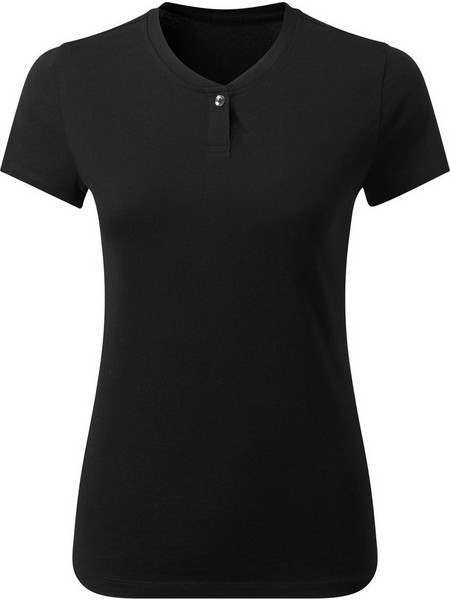 T-shirt γυναικείο με κουμπί PREMIER PR319 Comis Black