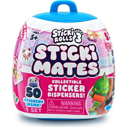 Μπρελοκ με Αυτοκολλητα Sticki Mates Sticki Rolls