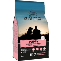 Anima Puppy All Breeds with Chicken & Turkey 3kg