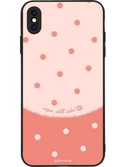 Sonique Delulu Polka Era Series Back Cover Still Cute (iPhone XS Max)