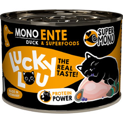 Lucky Lou The Real Taste! SuperMono with Duck, Blueberries & Dandelion 200gr