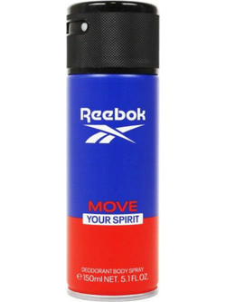 Reebok Move Your Spirit For Body Ανδρικό Αποσμητικό Spray Χωρίς Αλουμίνιο 150ml