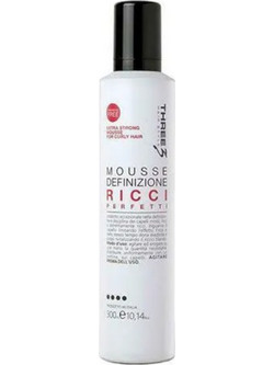 Faipa Three Ricci Perfetti Extra Strong Aφρός Μαλλιών Για Σγουρά Μαλλιά 300ml
