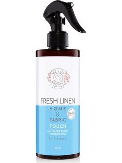 Home Fabric Air Freshener Αρωματικό Χώρου + Υφασμάτων - Fresh Linen 400ml