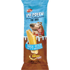 Dr. Zoo Helado Dog Ice Cream, Banana Flavor 50gr