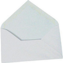 Φάκελος 7,5x11cm 90gr Λευκός Γομέ 100 τεμάχια