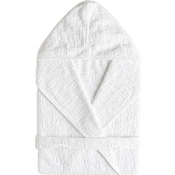 Sorema Gaufre Μπουρνούζι Unisex Λευκό