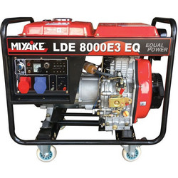 Plus LDE8000E 220V Γεννήτρια Πετρελαίου Μονοφασική με Μίζα 8KVA
