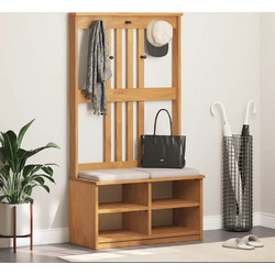 Δέντρο χωλ SANDNES 87x40x159,5 εκ. Πεύκο μασίφ ξύλο