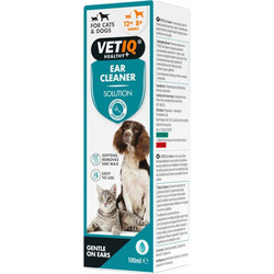 VetIQ Ear Cleaner 100ml Διάλυμα για Καθαρισμό Αυτιών