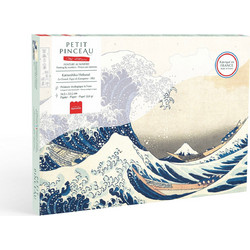 Coffret peinture au numero Petit Pinceau - La Grande Vague de Kanagawa, Katsushika Hokusai