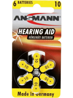 Ansmann Zinc Air 10 6τμχ