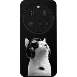 Sonique Men's Edition Θήκη Xiaomi 15 Ultra 5G με Σχέδιο «Audio Kitten» White