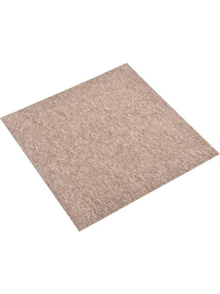 vidaXL Χαλί 20 τεμ. 50x50 cm 100% Πολυπροπυλένιο - Μπεζ