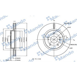 Mando MBC035260 - MANDO ΔΙΣΚΟΠΛΑΚΕΣ SUZUKI