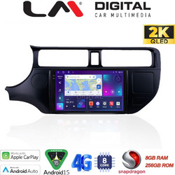 LM Digital ZQ8124 Ηχοσύστημα Αυτοκινήτου με Οθόνη Αφής & GPS