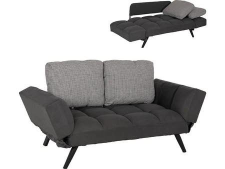 HomeMarkt Τριθέσιος Καναπές Μπλε 190x90x85cm HM3169.01