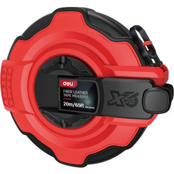 DELI μετροταινία DL9920Y με μηχανισμό αναδίπλωσης, fibreglass ταινία, 20m/65ft x 14.5mm DL9920Y