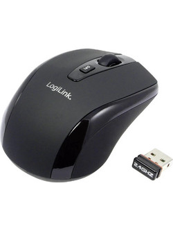 LogiLink ID0031 Ασύρματο Mini Ποντίκι Black