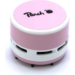 Peach Mini Φορητό Σκουπάκι σε Ροζ Χρώμα